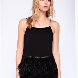 Endless rose feather top